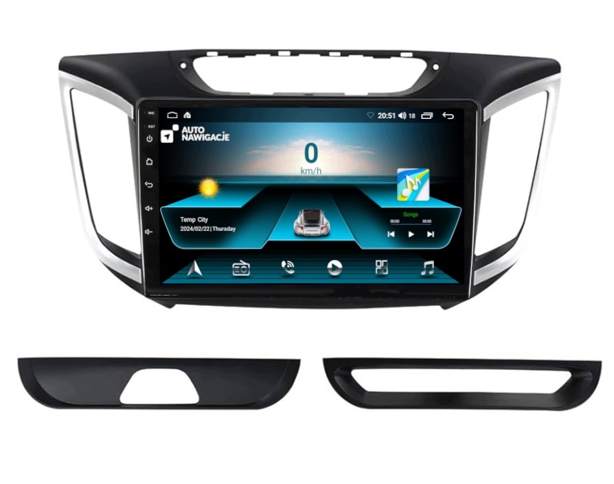 RADIO SAMOCHODOWE HYUNDAI IX25 2014-2019 ANDROID CARPLAY BLUETOOTH 64GB 3 RADIO SAMOCHODOWE HYUNDAI IX25 2014-2019 ANDROID CARPLAY BLUETOOTH 64GB