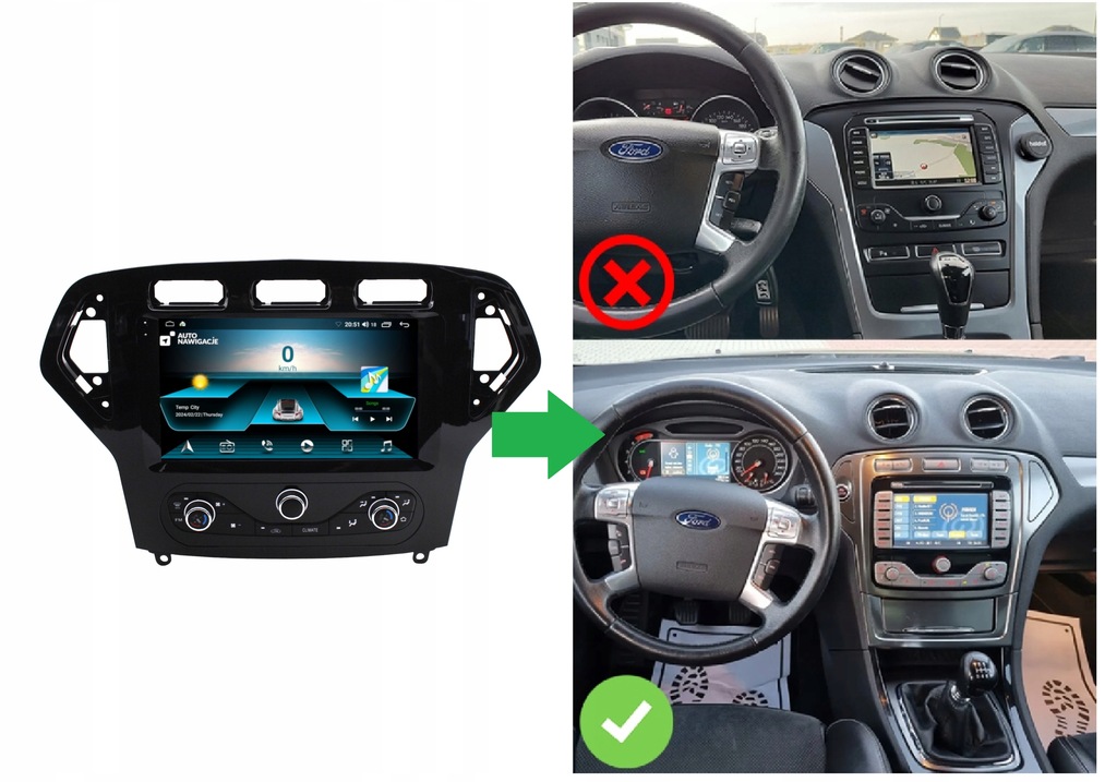 RADIO NAWIGACJA GPS FORD MONDEO MK4 2011-2014 ANDROID CARPLAY 2/64 GB 5 RADIO NAWIGACJA GPS FORD MONDEO MK4 2011-2014 ANDROID CARPLAY 2/64 GB