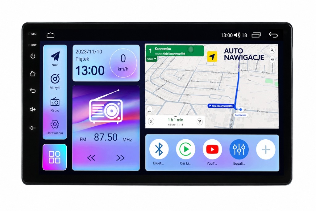 RADIO NAWIGACJA GPS CITROEN NEMO 2008-2015 ANDROID CARPLAY 8/128 GB