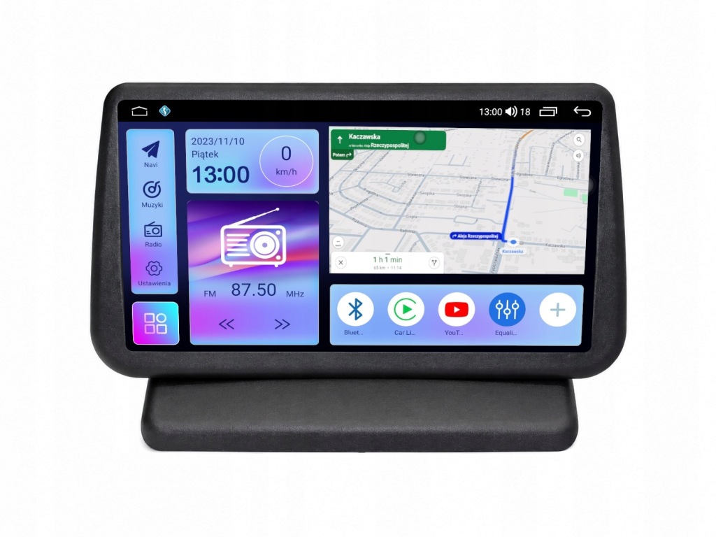 RADIO NAWIGACJA GPS NISSAN NOTE 2005-2012 ANDROID CARPLAY 8/128 GB