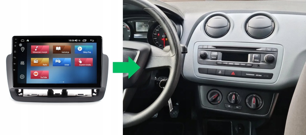 RADIO NAWIGACJA GPS SEAT IBIZA 2012-2015 ANDROID 5 RADIO NAWIGACJA GPS SEAT IBIZA 2012-2015 ANDROID