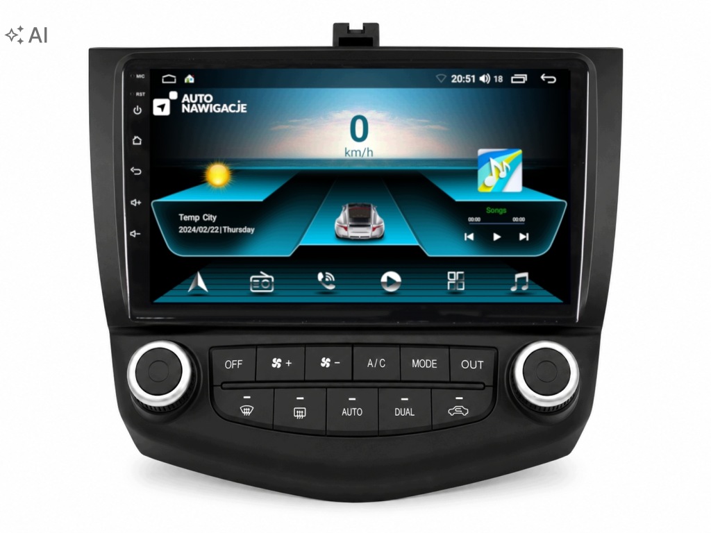 RADIO NAWIGACJA GPS HONDA ACCORD 7 2002-2008 ANDROID 3 RADIO NAWIGACJA GPS HONDA ACCORD 7 2002-2008 ANDROID