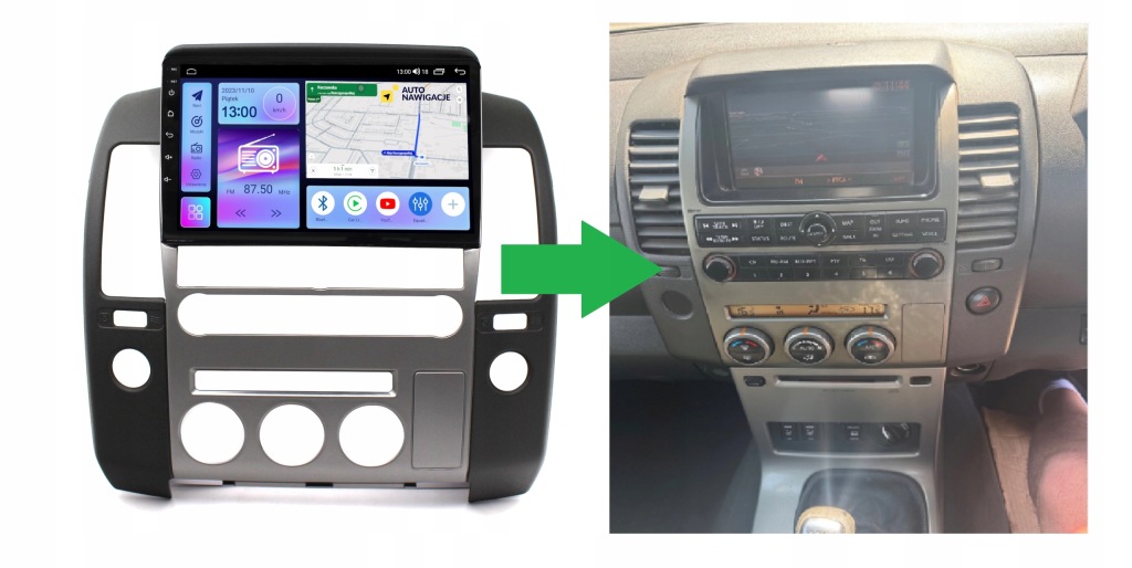 RADIO NAWIGACJA GPS NISSAN PATHFINDER 2004-2014 ANDROID CAPRLAY 8/128 GB 4 RADIO NAWIGACJA GPS NISSAN PATHFINDER 2004-2014 ANDROID CAPRLAY 8/128 GB