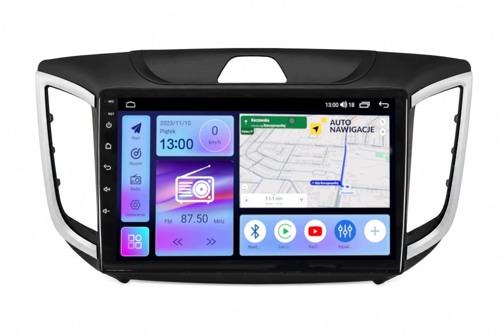 RADIO SAMOCHODOWE HYUNDAI IX25 2014-2019 ANDROID CARPLAY BLUETOOTH 64GB