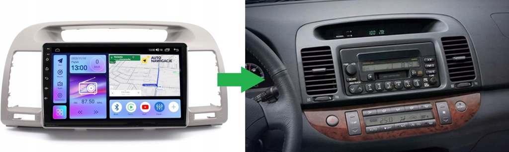 RADIO NAWIGACJA GPS TOYOTA CAMRY 2001-2006 ANDROID 4 RADIO NAWIGACJA GPS TOYOTA CAMRY 2001-2006 ANDROID