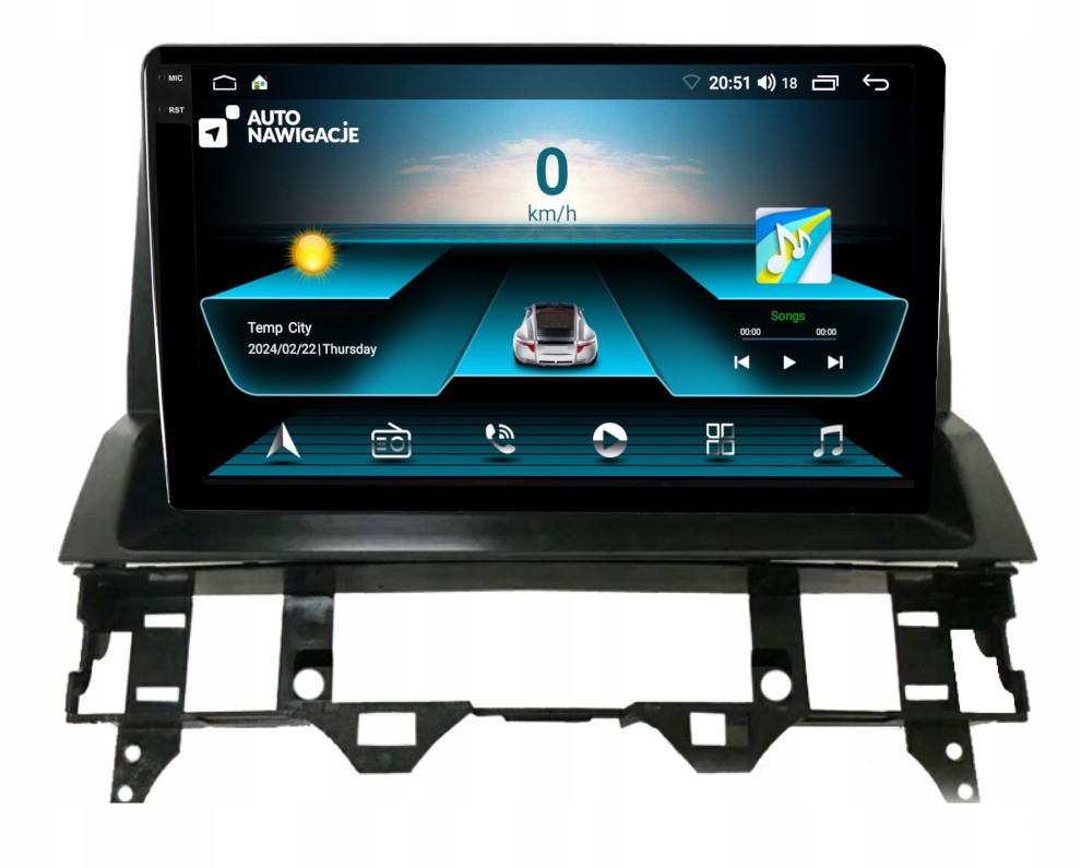 RADIO NAWIGACJA GPS MAZDA 6 2002-2008 ANDROID 3 RADIO NAWIGACJA GPS MAZDA 6 2002-2008 ANDROID