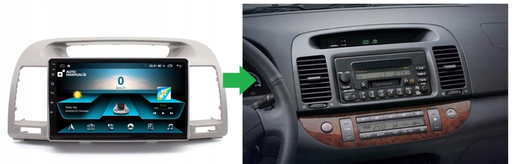 RADIO NAWIGACJA GPS TOYOTA CAMRY 2001-2006 ANDROID 5 RADIO NAWIGACJA GPS TOYOTA CAMRY 2001-2006 ANDROID