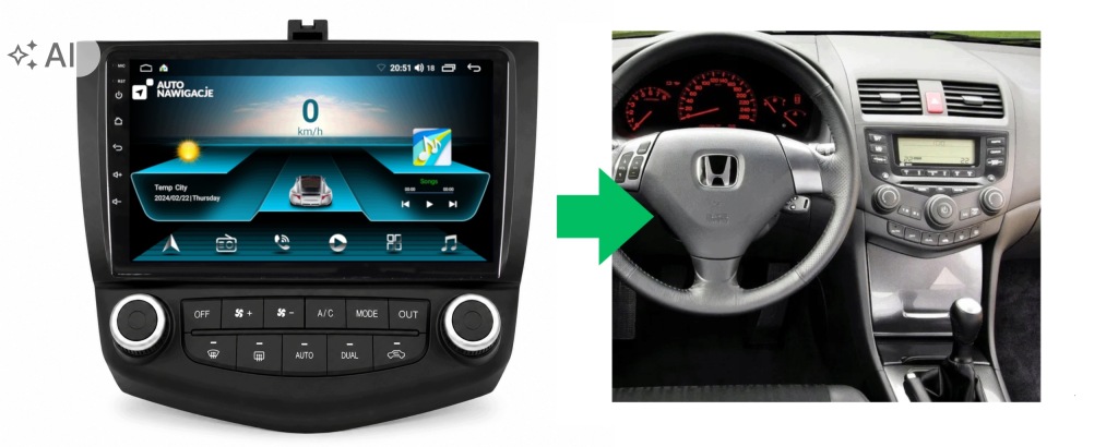 RADIO NAWIGACJA GPS HONDA ACCORD 7 2002-2008 ANDROID 4 RADIO NAWIGACJA GPS HONDA ACCORD 7 2002-2008 ANDROID