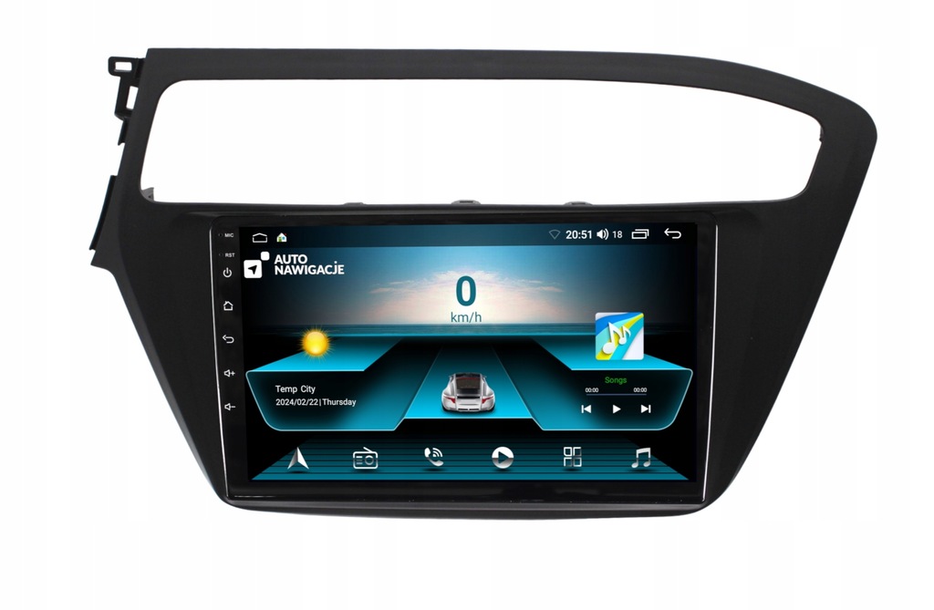 RADIO NAWIGACJA GPS HYUNDAI I20 2016-2019 ANDROID CARPLAY 2/64 GB 3 RADIO NAWIGACJA GPS HYUNDAI I20 2016-2019 ANDROID CARPLAY 2/64 GB