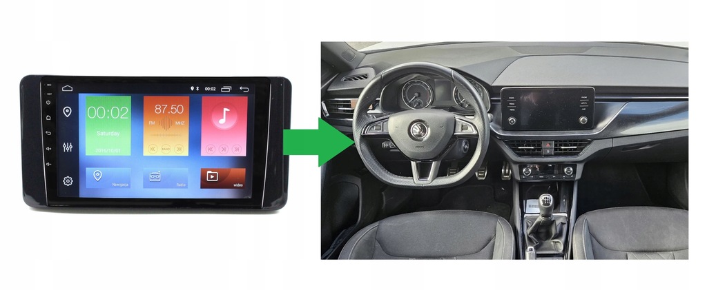 RADIO NAWIGACJA GPS SKODA KAMIQ 2019+ ANDROID 4 RADIO NAWIGACJA GPS SKODA KAMIQ 2019+ ANDROID